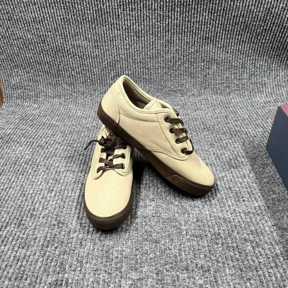 Austin Trading Co Parker Shoes Boys Size 4 Tan Lace Up‎ Dressy Church Casual NEW